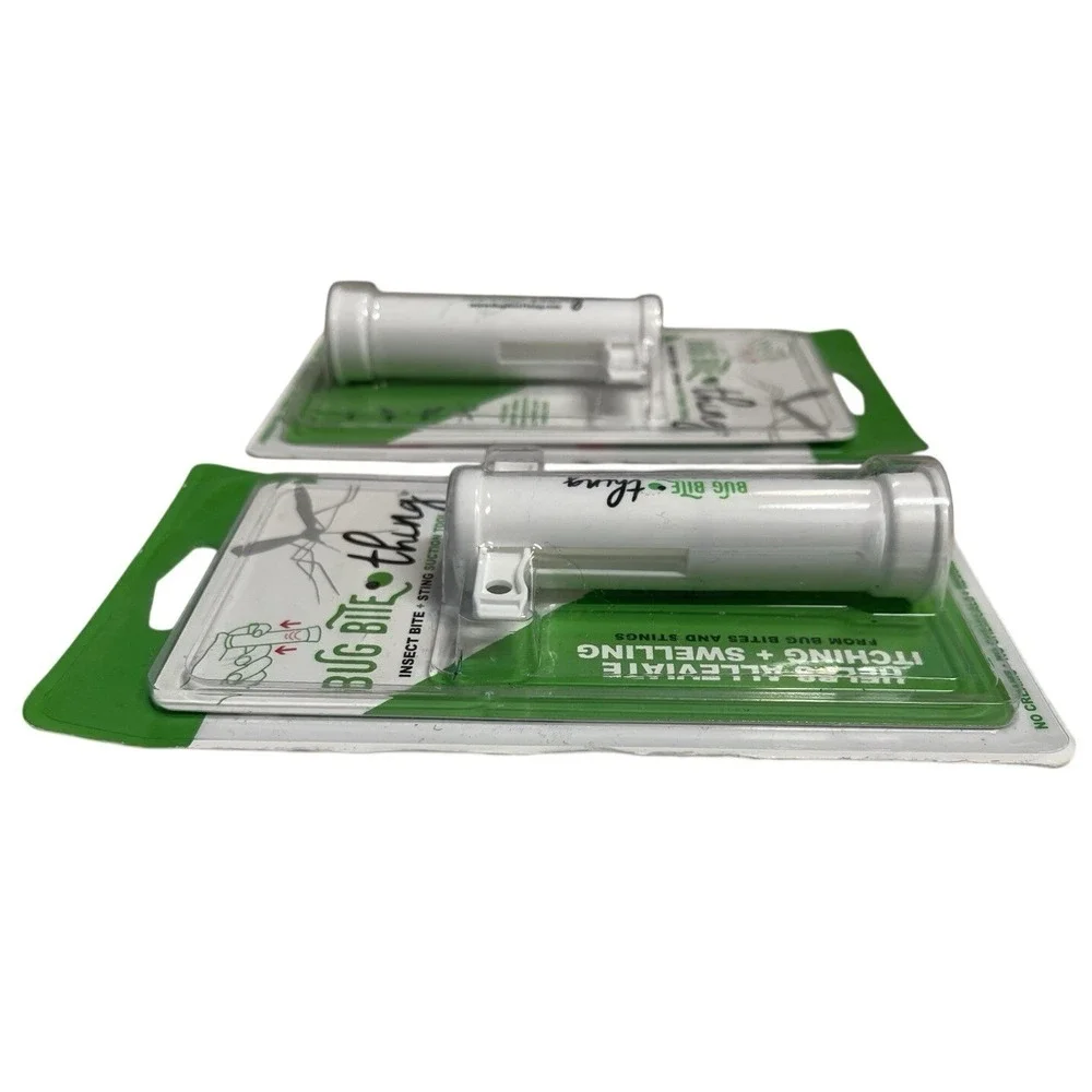Bug Bite Thing 2 Pack Insect Bite Sting Suction Tool White BBT001-WT New